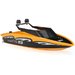 Barca cu telecomanda iUni RC Racing Boat Waterproof, Frecventa 2.4G, Portocaliu