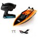 Barca cu telecomanda iUni RC Racing Boat Waterproof, Frecventa 2.4G, Portocaliu