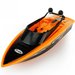 Barca cu telecomanda iUni RC Racing Boat Waterproof, Frecventa 2.4G, Portocaliu